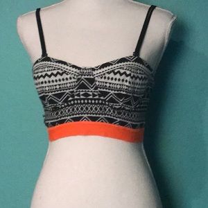 Forever 21 Aztec Print underwire bustier